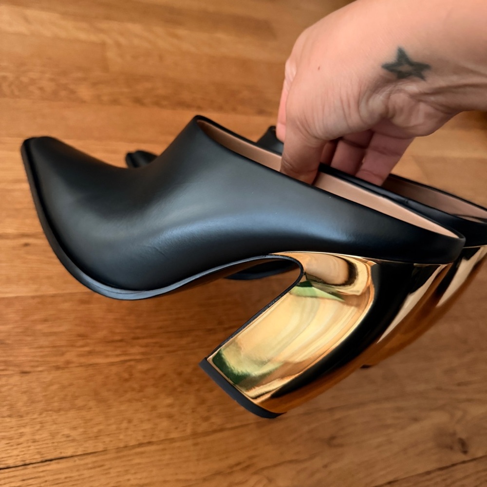 BOTTEGA VENETA Tex leather mules - Picture 4 of 10